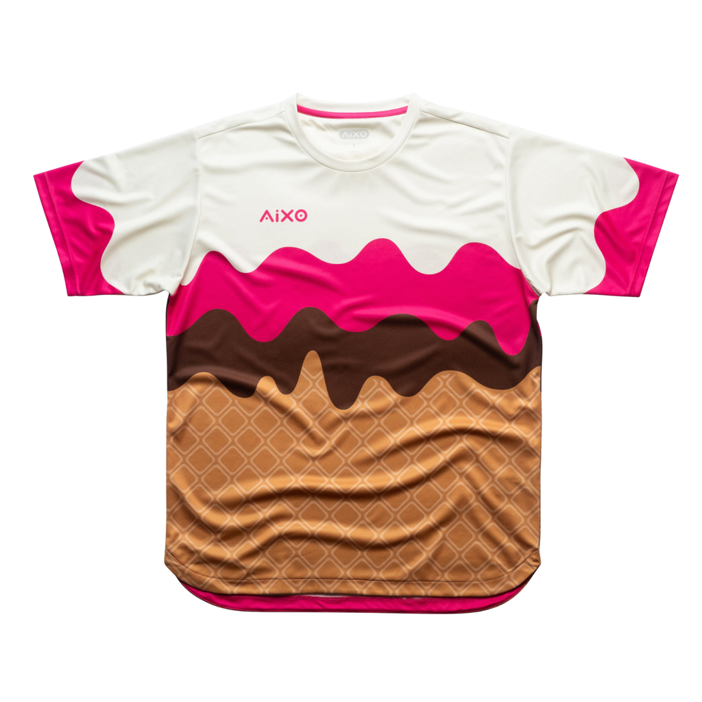 AIXO Sundae Men's Racket Sports T-Shirt | Recycled Moisture-Wicking