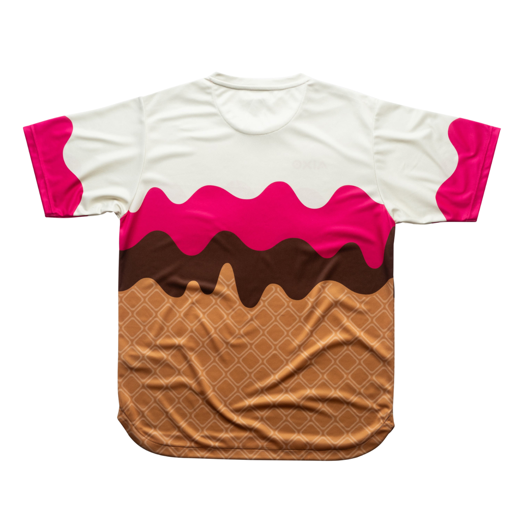 AIXO Sundae Men's Racket Sports T-Shirt | Mint Delight Recycled Polyester
