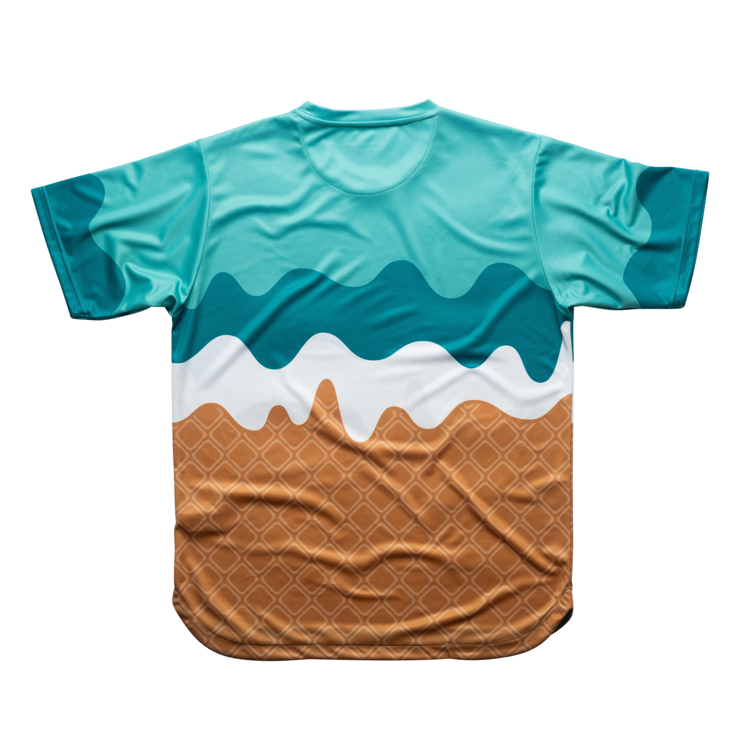 AIXO Sundae Men's Racket Sports T-Shirt | Mint Delight Recycled Polyester
