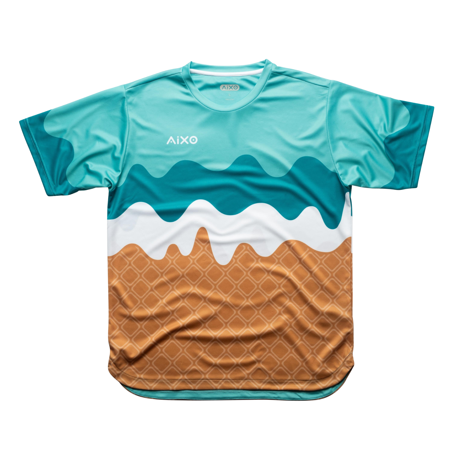 AIXO Sundae Men's Racket Sports T-Shirt | Recycled Moisture-Wicking