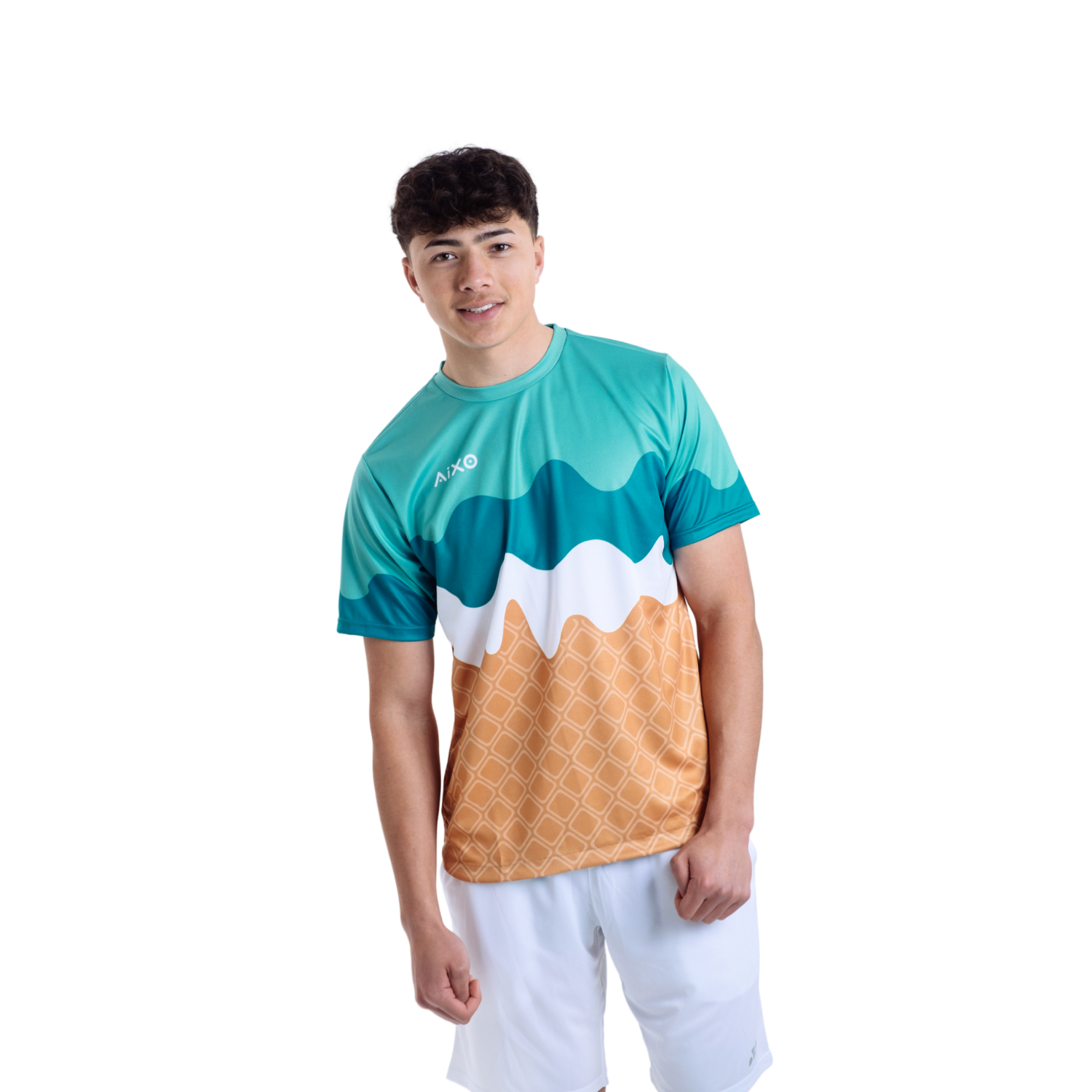AIXO Sundae Men's Racket Sports T-Shirt | Recycled Moisture-Wicking