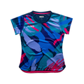 AIXO Women's Abstract Performance T-Shirt – Recycled Tennis Top