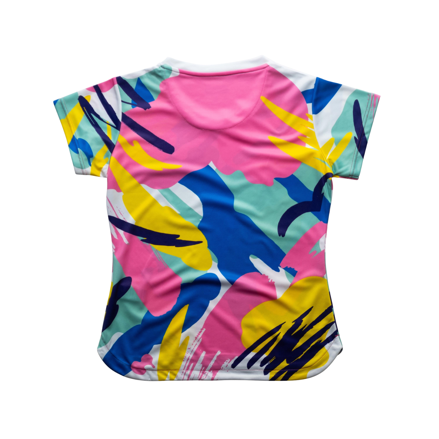 AIXO Women's Abstract Performance T-Shirt – Recycled Tennis Top