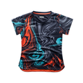 AIXO Chrome Women's Tennis T-Shirt – Graphite Recycled Sportswear