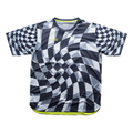 AIXO Checker Men's Performance T-Shirt | Grey Recycled Tennis Top