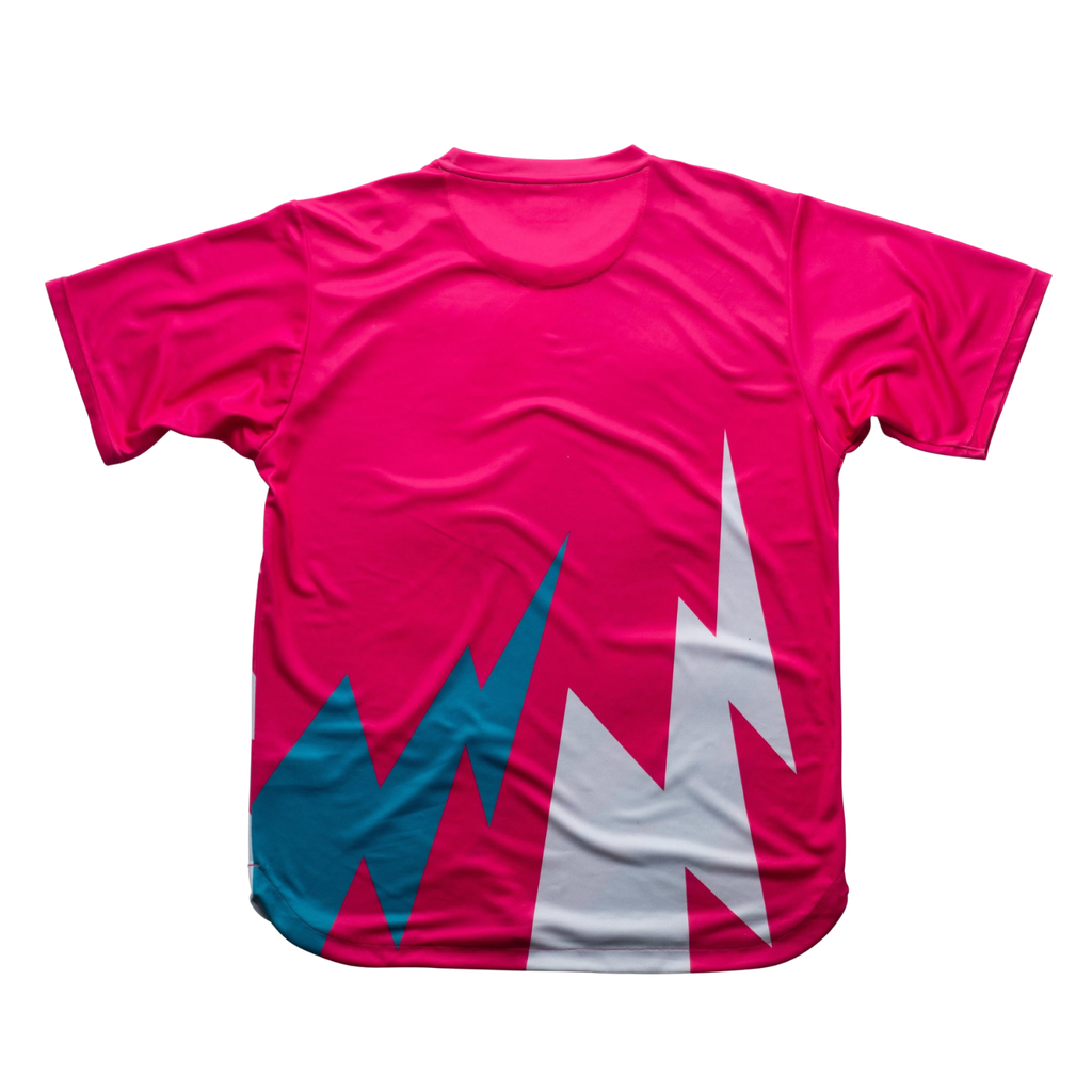 AIXO Bolt Men's Performance T-Shirt – Teal Blue Recycled Polyester