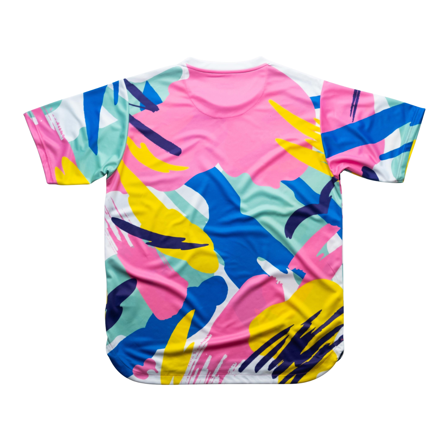 AIXO Abstract Performance T-Shirt – Mens Recycled Multi-Sport Top