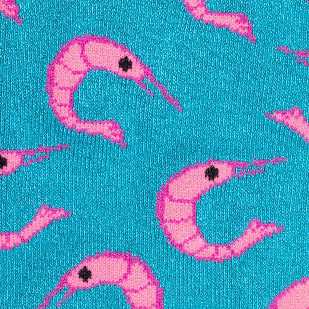 Swole Panda Shrimp Bamboo Socks – Sustainable Novelty Print Footwear
