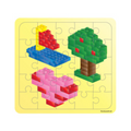 PoundFun Building Blocks Jigsaw Puzzle – Creative Educational Toy