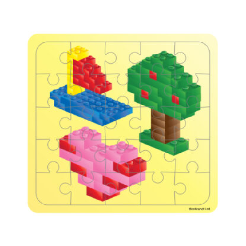 PoundFun Building Blocks Jigsaw Puzzle – Creative Educational Toy
