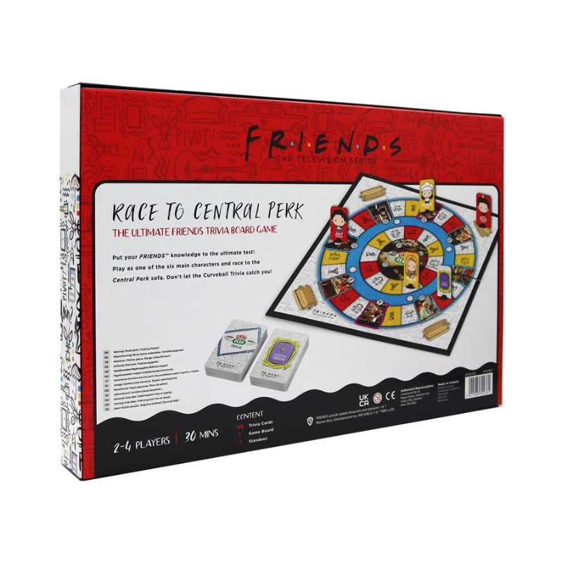 Friends Race to Central Perk Board Game | Trivia Game by PoundFun