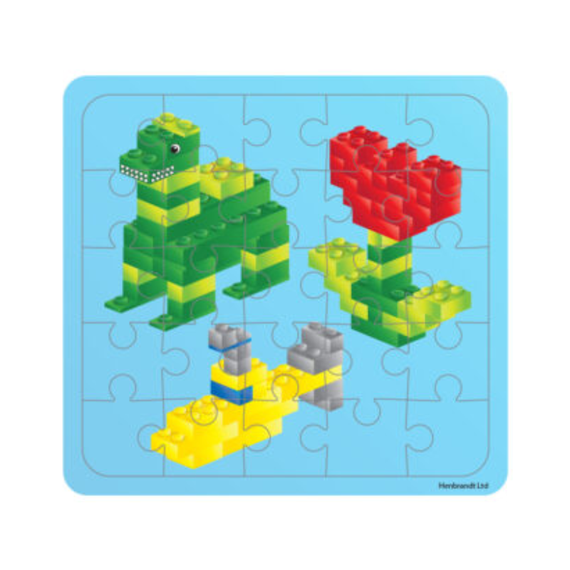 PoundFun Building Blocks Jigsaw Puzzle – Creative Educational Toy