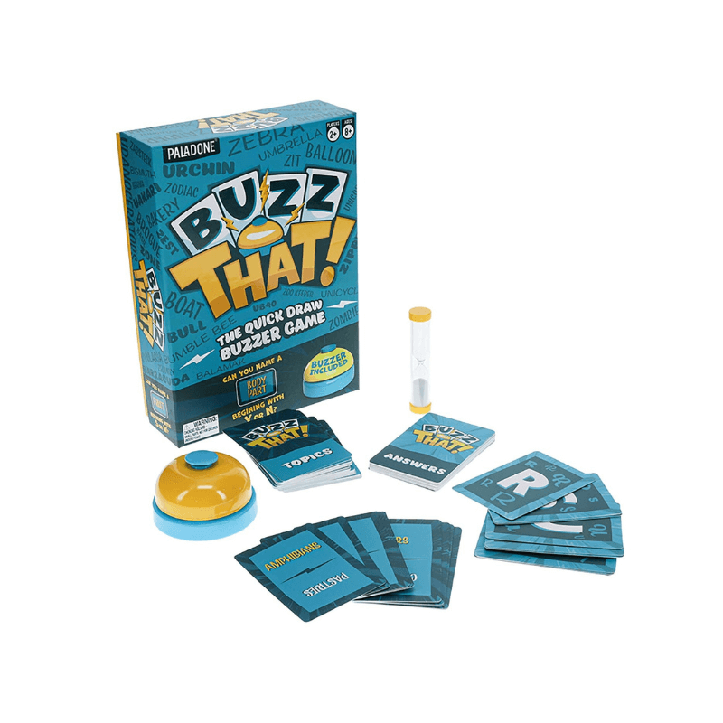 Buzz That Quiz & Reaction Game by PoundFun – Family Trivia Party Game