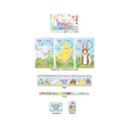 PoundFun Easter Stationery Set - 5pc Kids Drawing Kit with Notepad