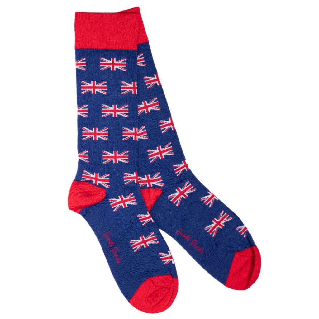 Swole Panda Union Jack Bamboo Socks – Breathable Sustainable Footwear