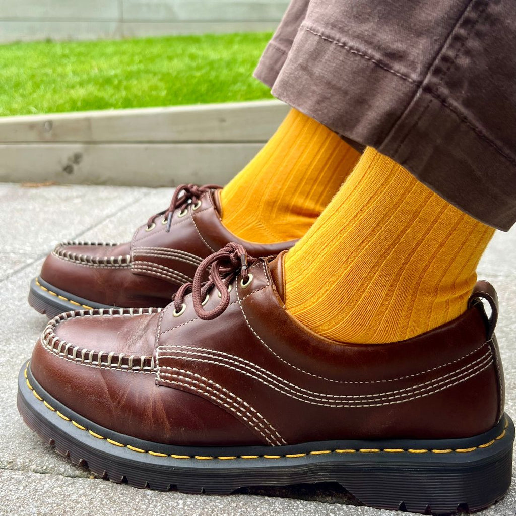 Swole Panda Bumblebee Yellow Bamboo Socks – Soft & Breathable Footwear