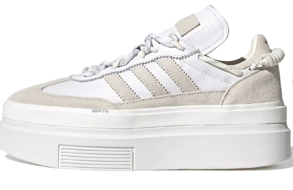 Adidas Ivy Park Super Sleek 72 Icy Park White Leather Platform Trainers