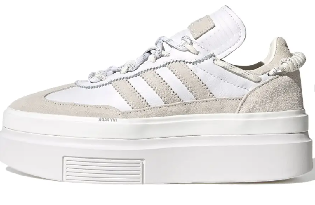 Adidas Ivy Park Super Sleek 72 Icy Park White Leather Platform Trainers