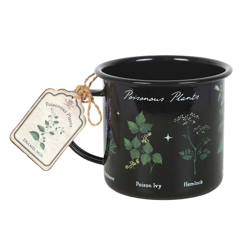 Poisonous Plants Enamel Mug – Kate's Clothing Gothic 500ml Drinkware