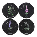 Poisonous Plants Coaster Set by Kate's Clothing – Gothic MDF Decor