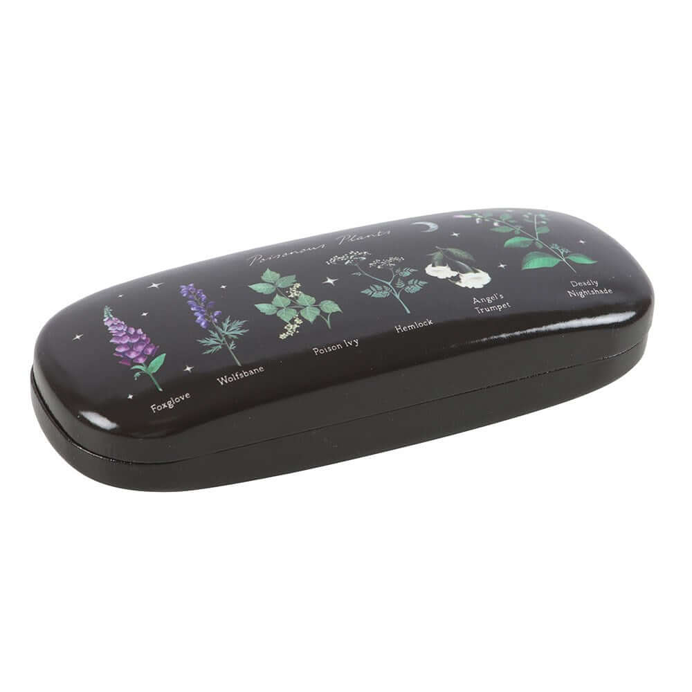 Kate's Clothing Poisonous Plants Glasses Case | Gothic Skull PU Leather