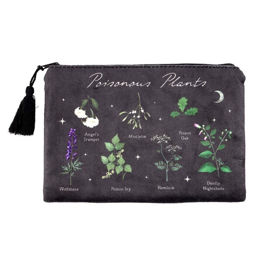 Poisonous Plants Makeup Bag – Kate's Clothing Gothic Polyester Pouch