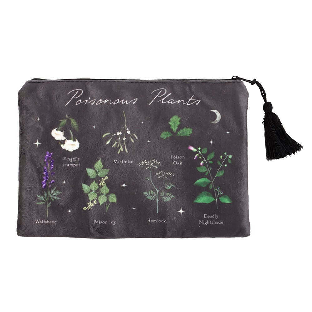 Poisonous Plants Makeup Bag – Kate's Clothing Gothic Polyester Pouch