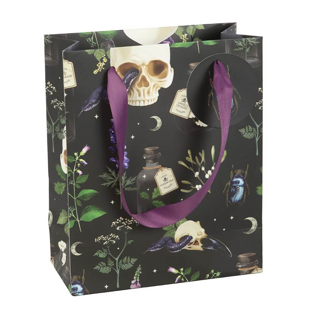 Kate's Clothing Venom & Vines Gothic Gift Bag - 23cm Reusable Tote