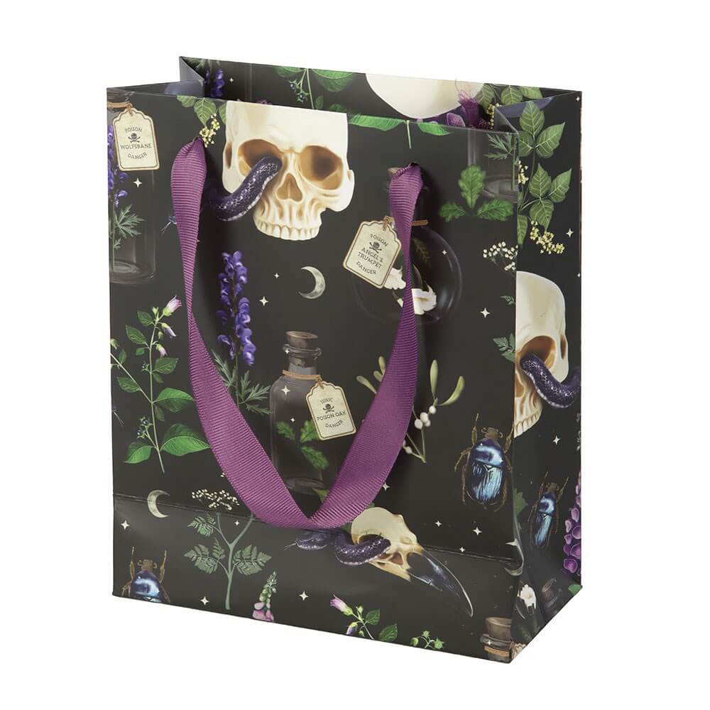 Kate's Clothing Venom & Vines Gothic Gift Bag - 23cm Reusable Tote