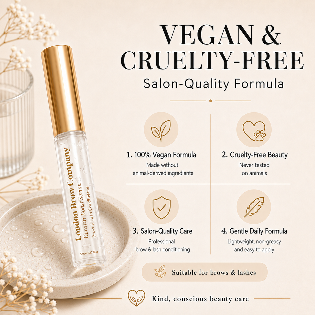 London Brow Keratin Brow & Lash Boost Serum - Vegan Aftercare Treatment
