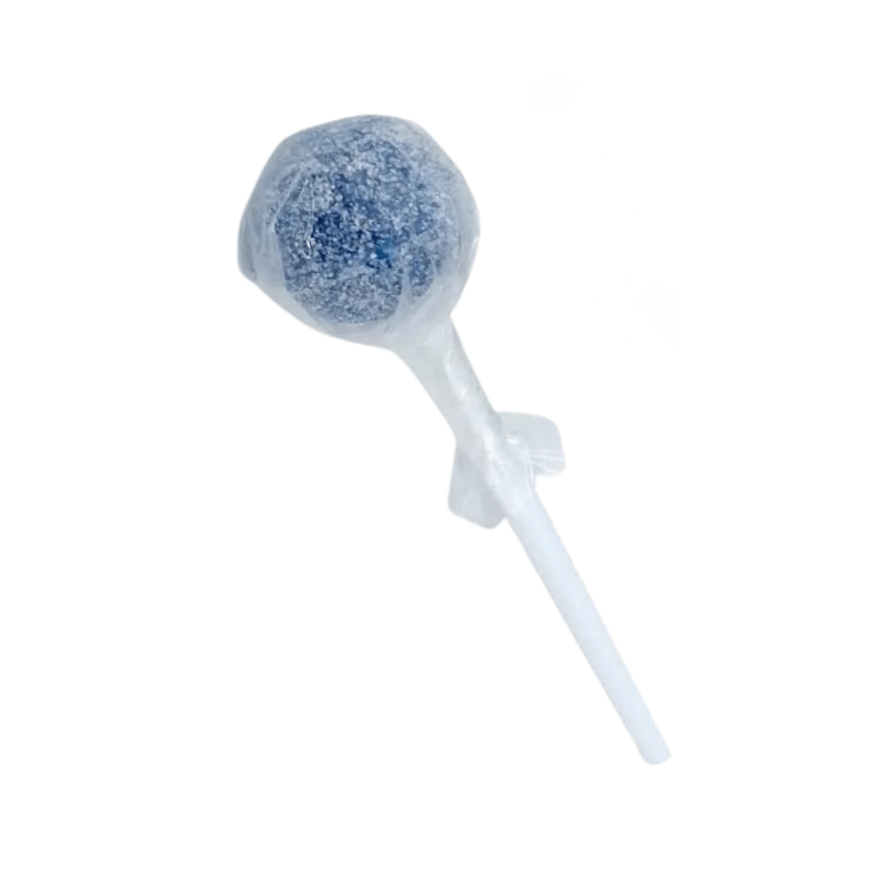 Vidal Blue Raspberry Tongue Painter Lolly – Novelty Fruit Candy Lollipop