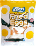 Vidal Fried Eggs Gummy Candy - Fruit Flavored Party Treats - 90g Bag