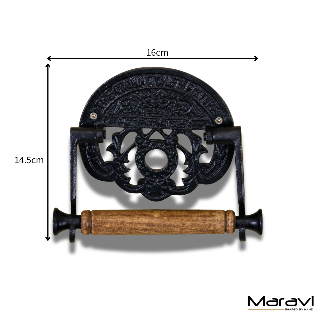Vintage Style Toilet Roll Holder The Crown Toilet Fixture