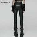 Punk Rave Ravenna Leggings – Black Prism Finish High-Waisted Skinny Fit