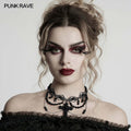 Kate's Clothing Punk Rave Steampunk Cross Necklace with Alloy Chains