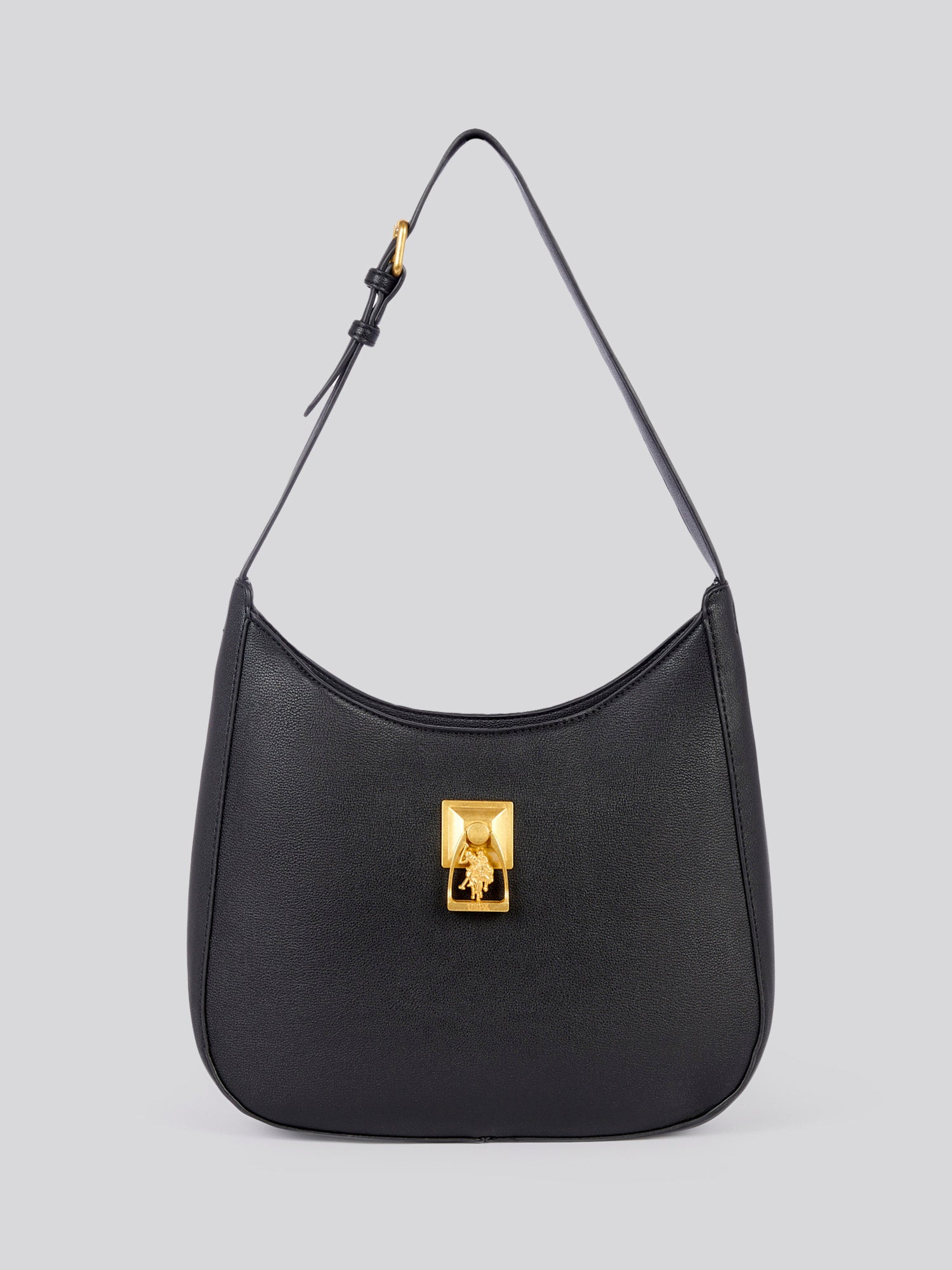 U.S. Polo Assn. Womens Earth Hobo Bag in Black