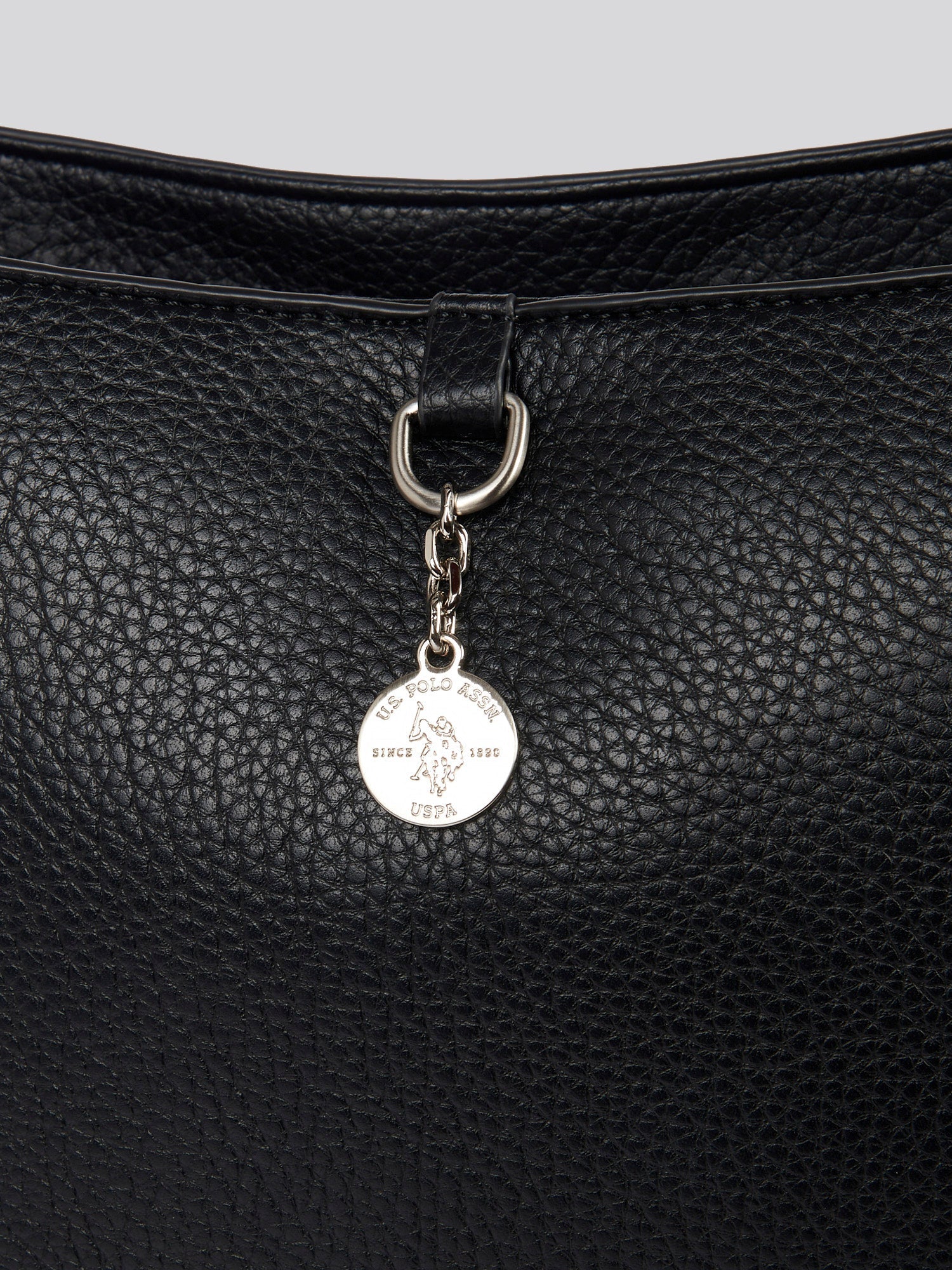 U.S. Polo Assn. Womens Breezy Hobo Bag in Black
