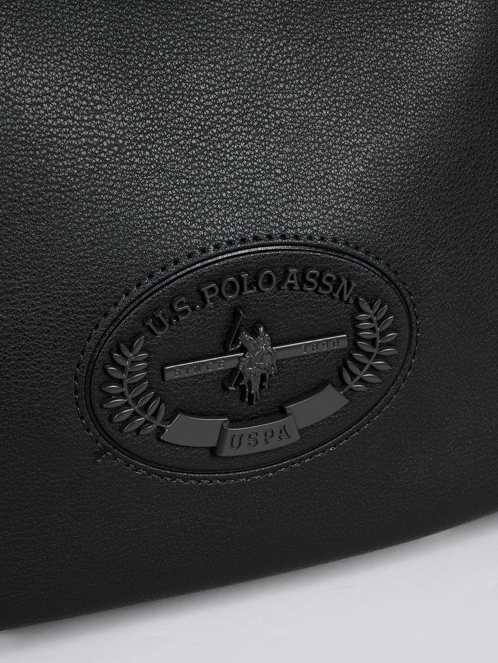 U.S. Polo Assn. Womens Retro Hobo Bag in Black