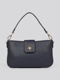 U.S. Polo Assn. Womens Stanford Baguette Bag in Navy