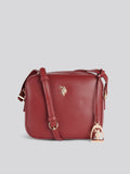 U.S. Polo Assn. Womens Jones Crossbody Bag Wine