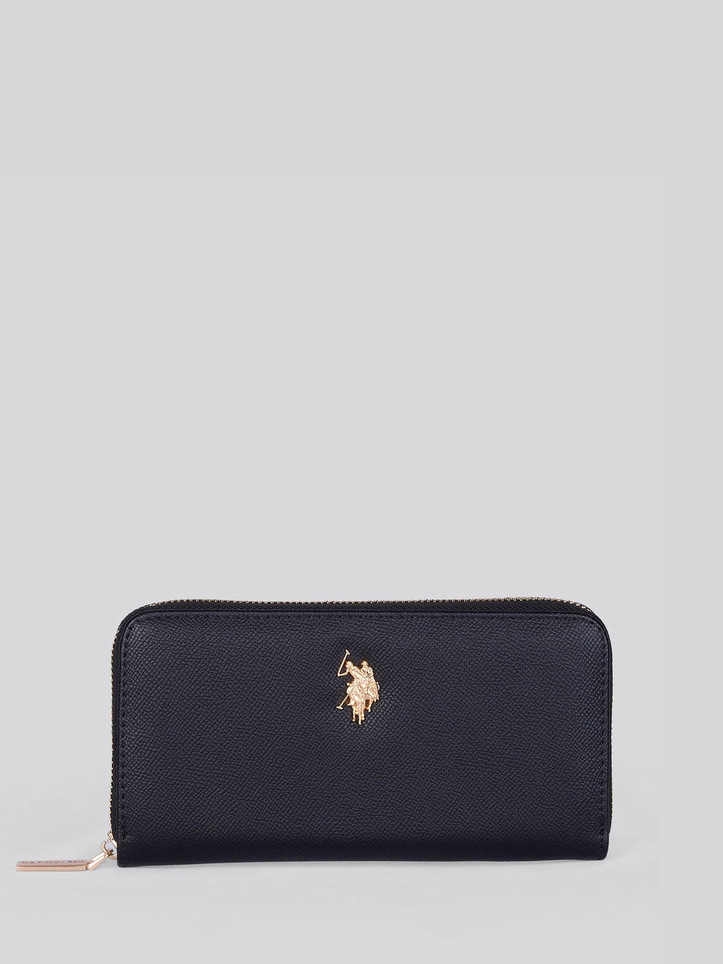 Womens Jones Large Zip Around Wallet in Black