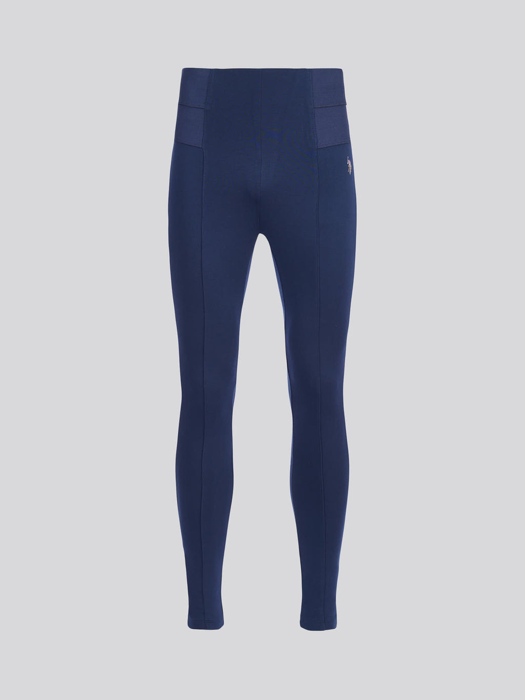 Womens Elastic Waistband Legging Navy Iris