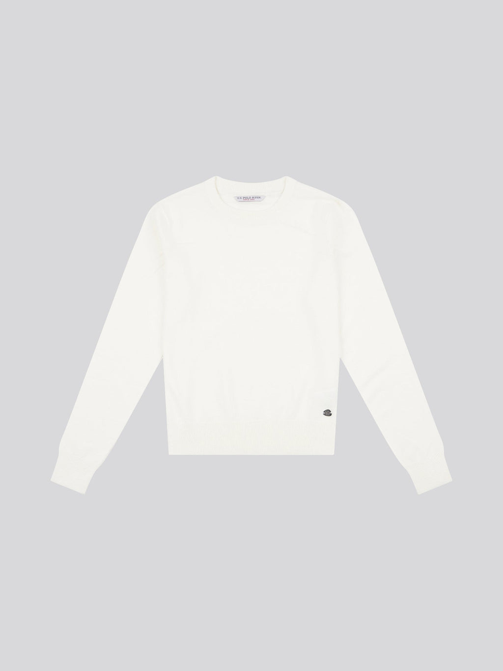 Womens Crew Neck Jumper in Marshmallow