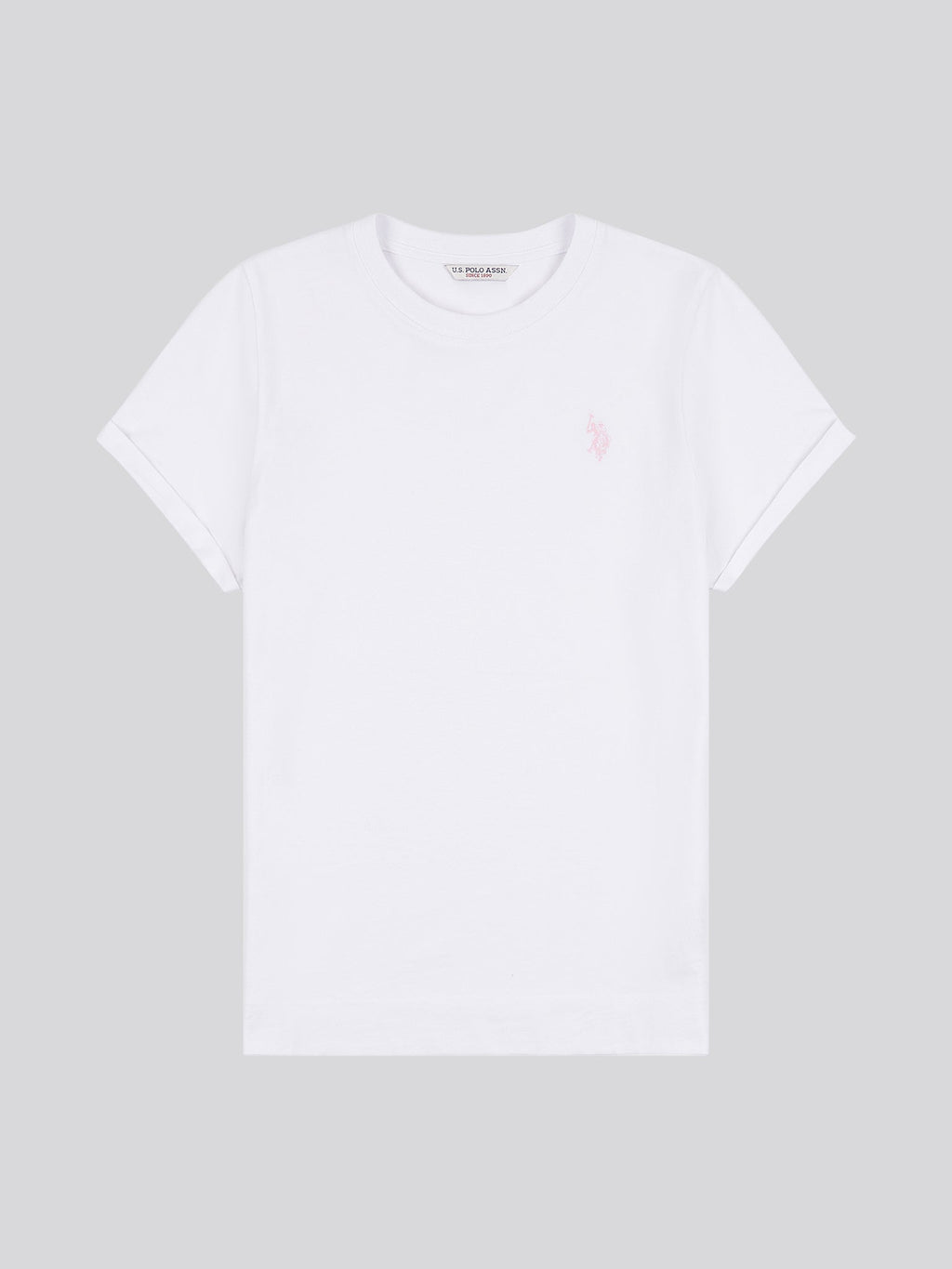Womens Crew Neck T-Shirt Bright White