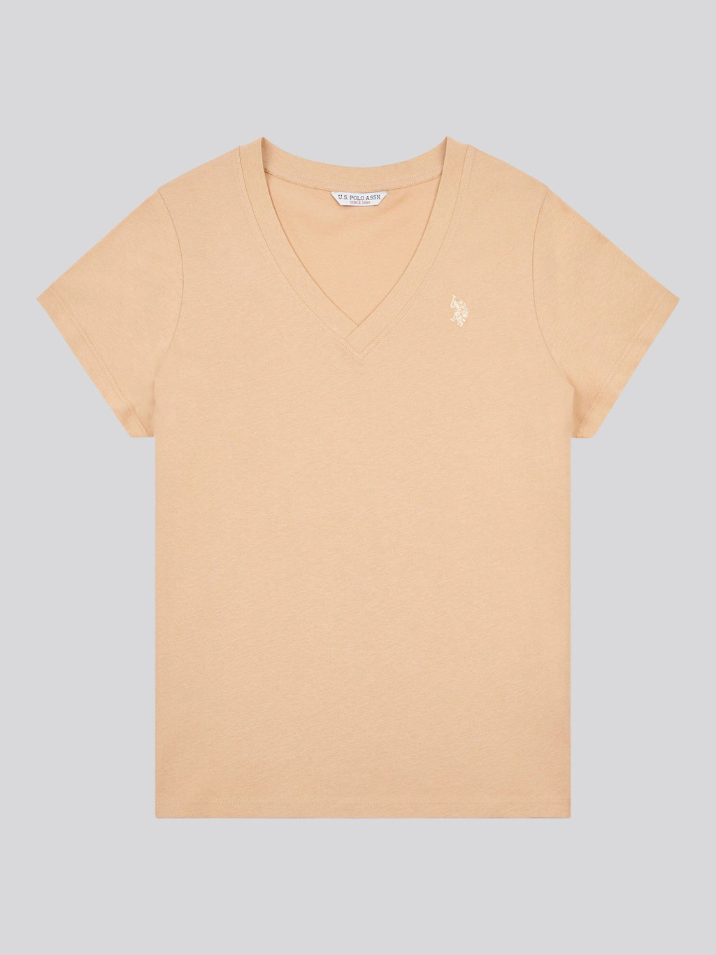 Womens V-Neck T-Shirt Cuban Sand