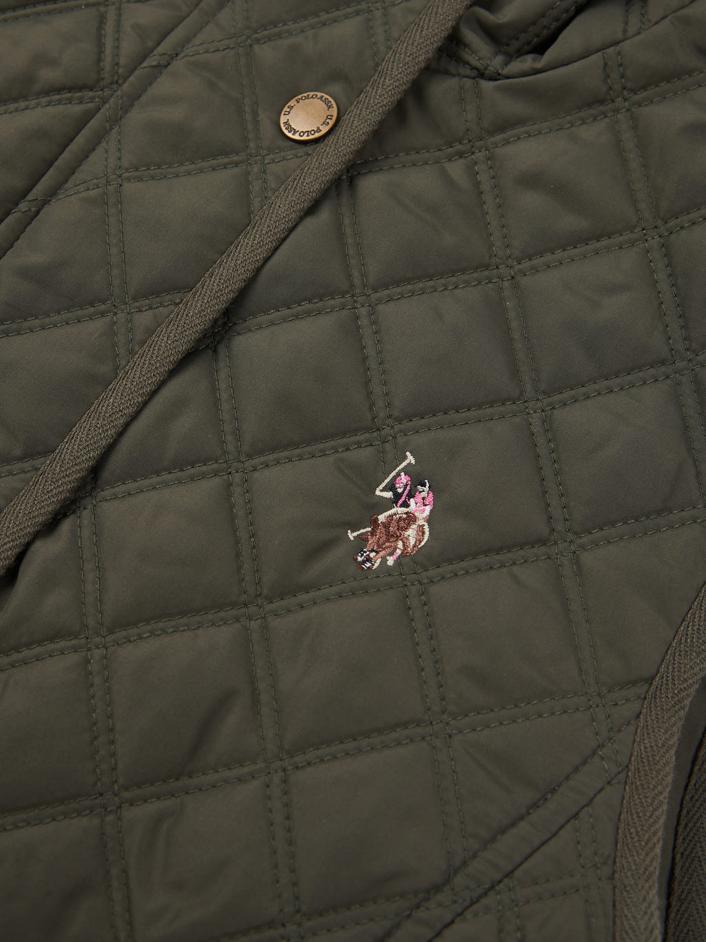 Womens Hacking Quilted Gilet in Chimera