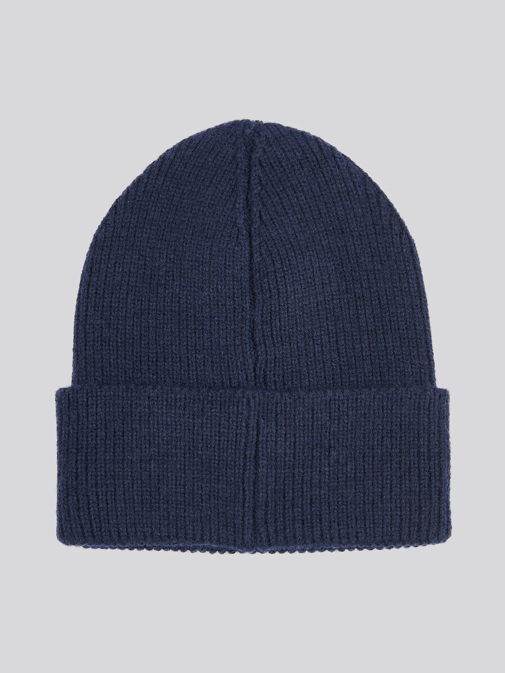 Womens Double Horsemen Knit Beanie in Navy Iris