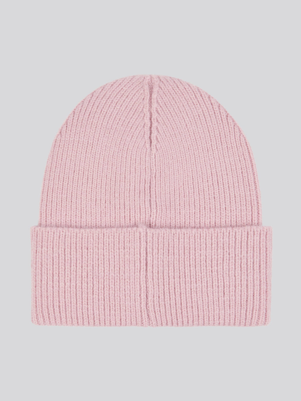 Womens Double Horsemen Knit Beanie in Bleached Mauve