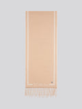 Womens Monogram Border Scarf in Cuban Sand