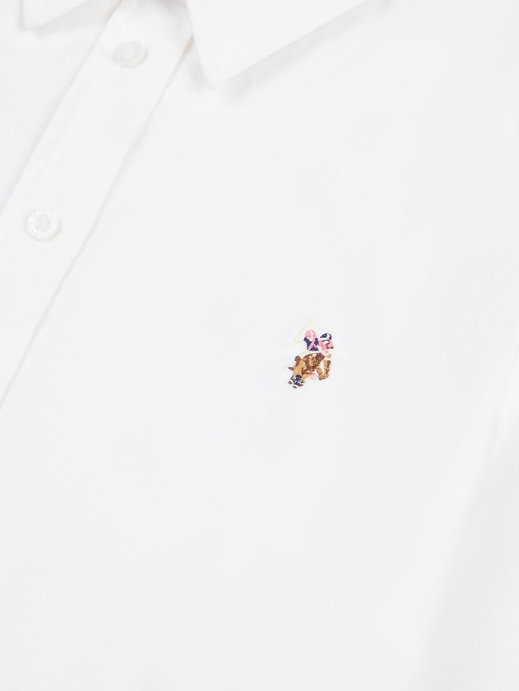 Womens Stretch Classic Fit Oxford Shirt in Bright White